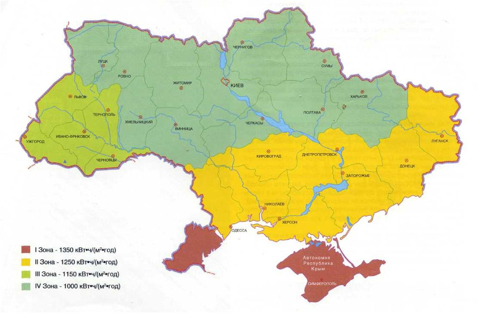 Карта солнечной активности
